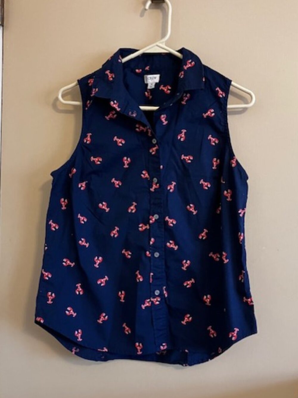 J. Crew Lobster Shirt